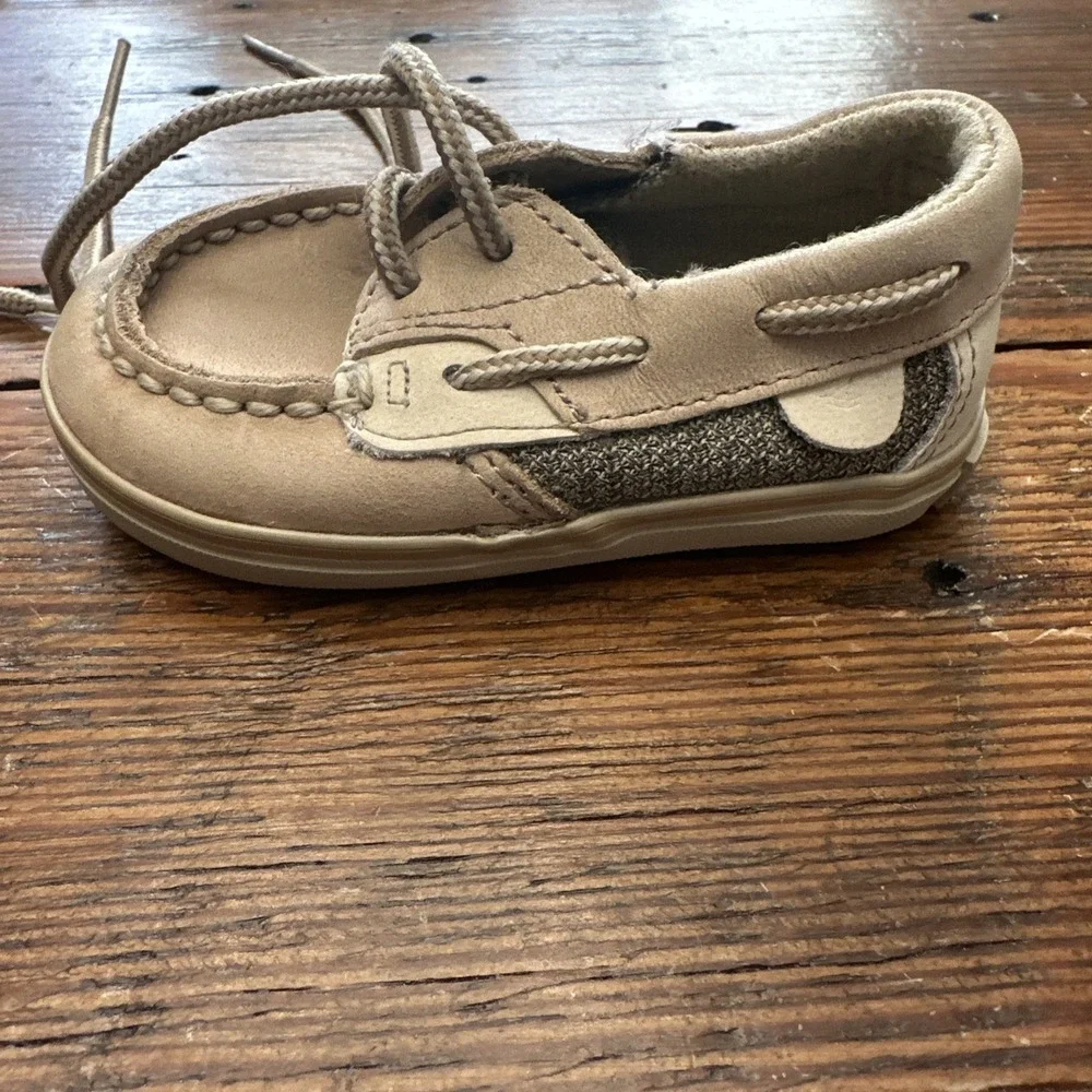SPERRY - Bluefish Crib Boatshoes‎ - Toddler, Baby - Size 2M Moccasin